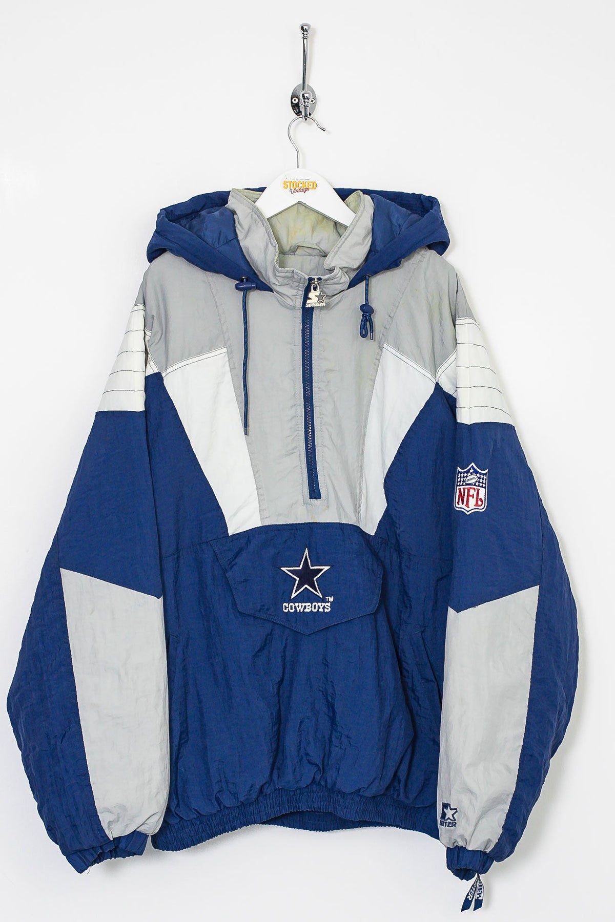 90s Starter Dallas Cowboys Puffer Jacket (S)