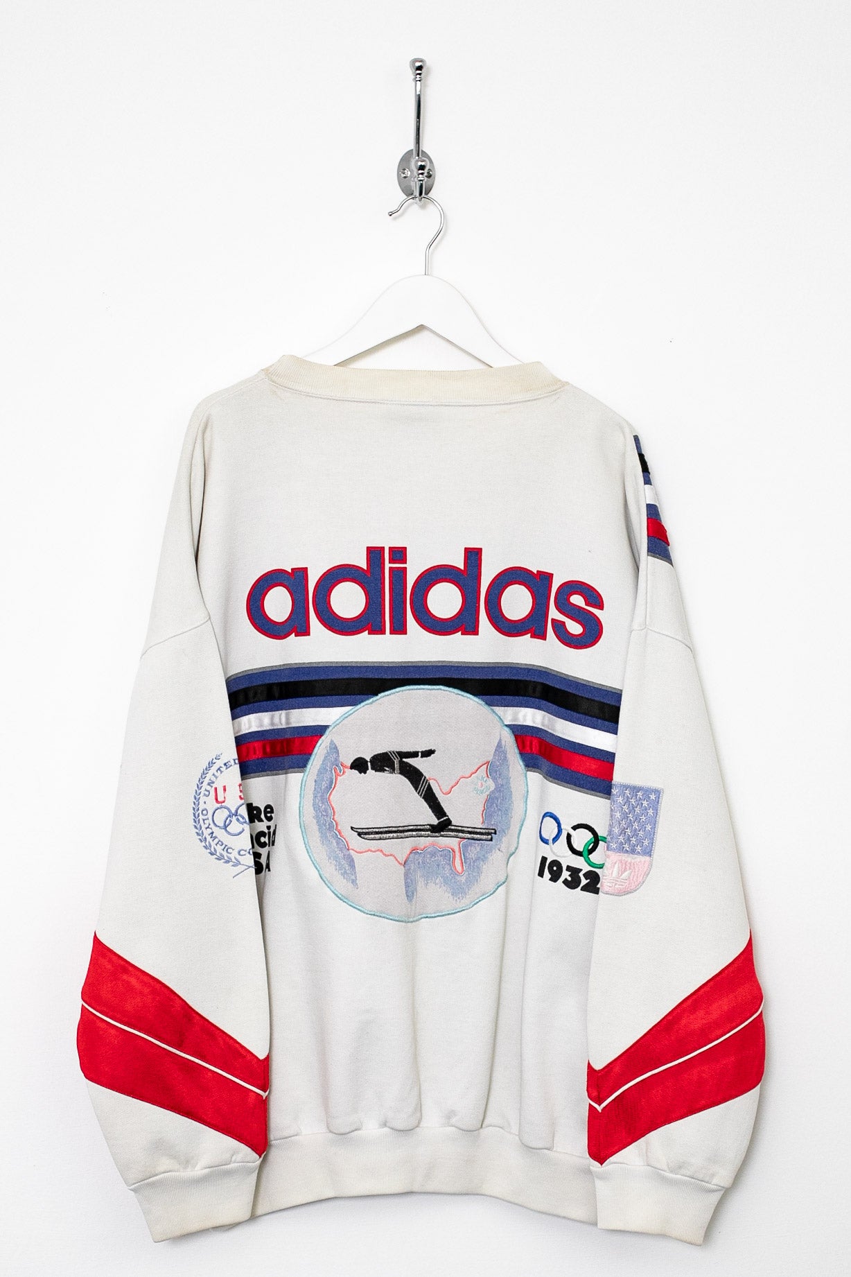 Rare 80s Adidas Olympics Sweatshirt (XL) – Stocked Vintage