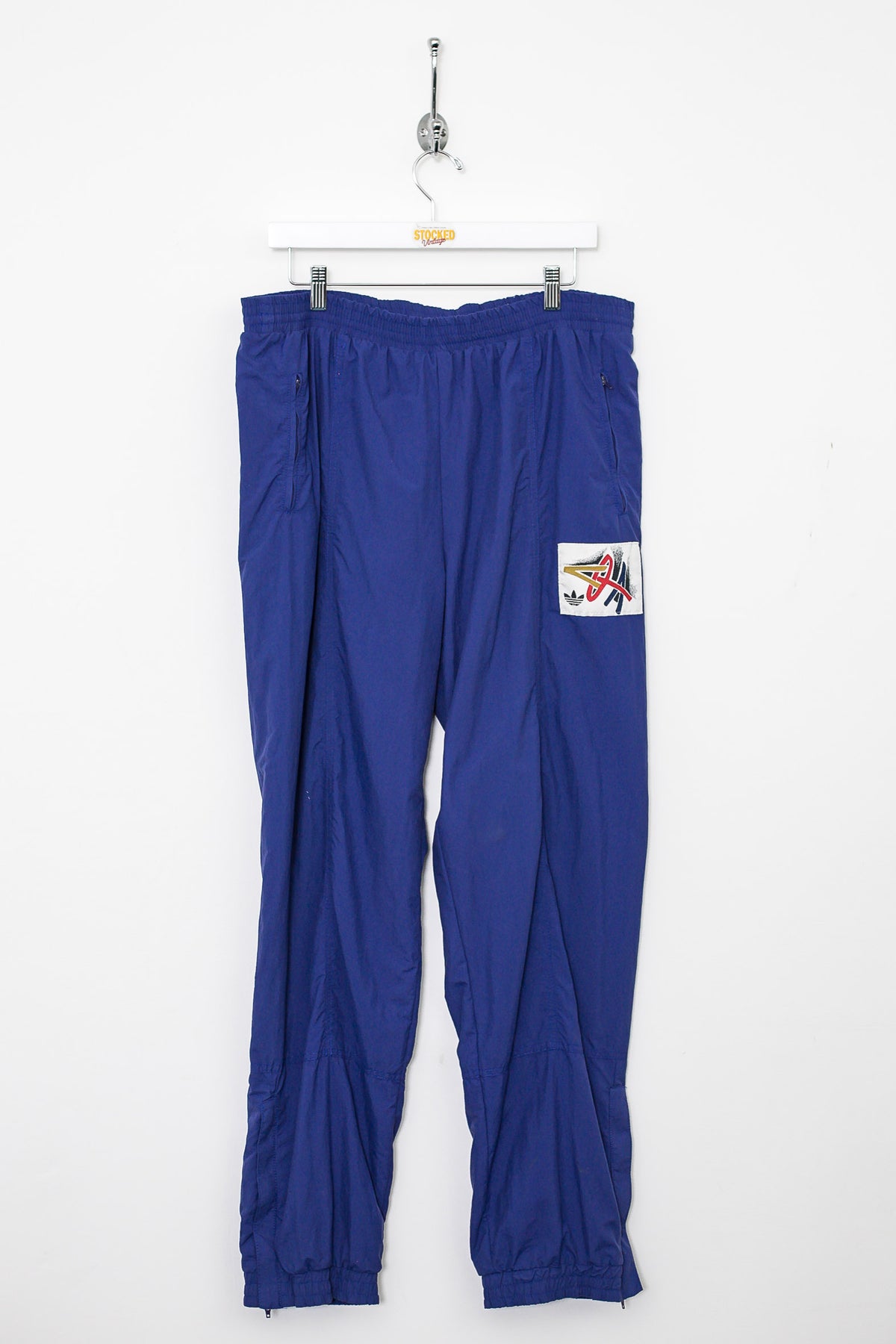90s Adidas Popper Tracksuit Bottoms (L) – Stocked Vintage