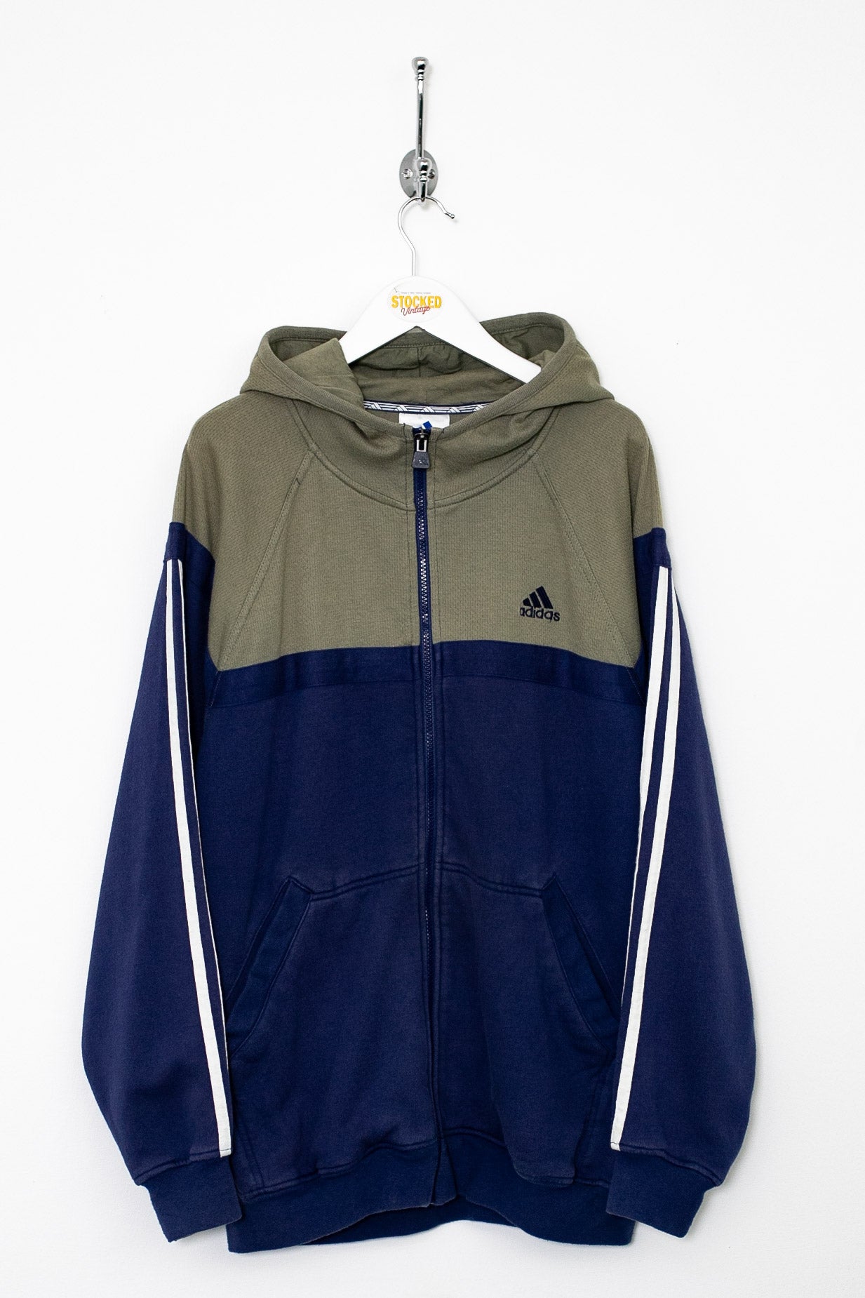 00s Adidas Zipped Hoodie (L)