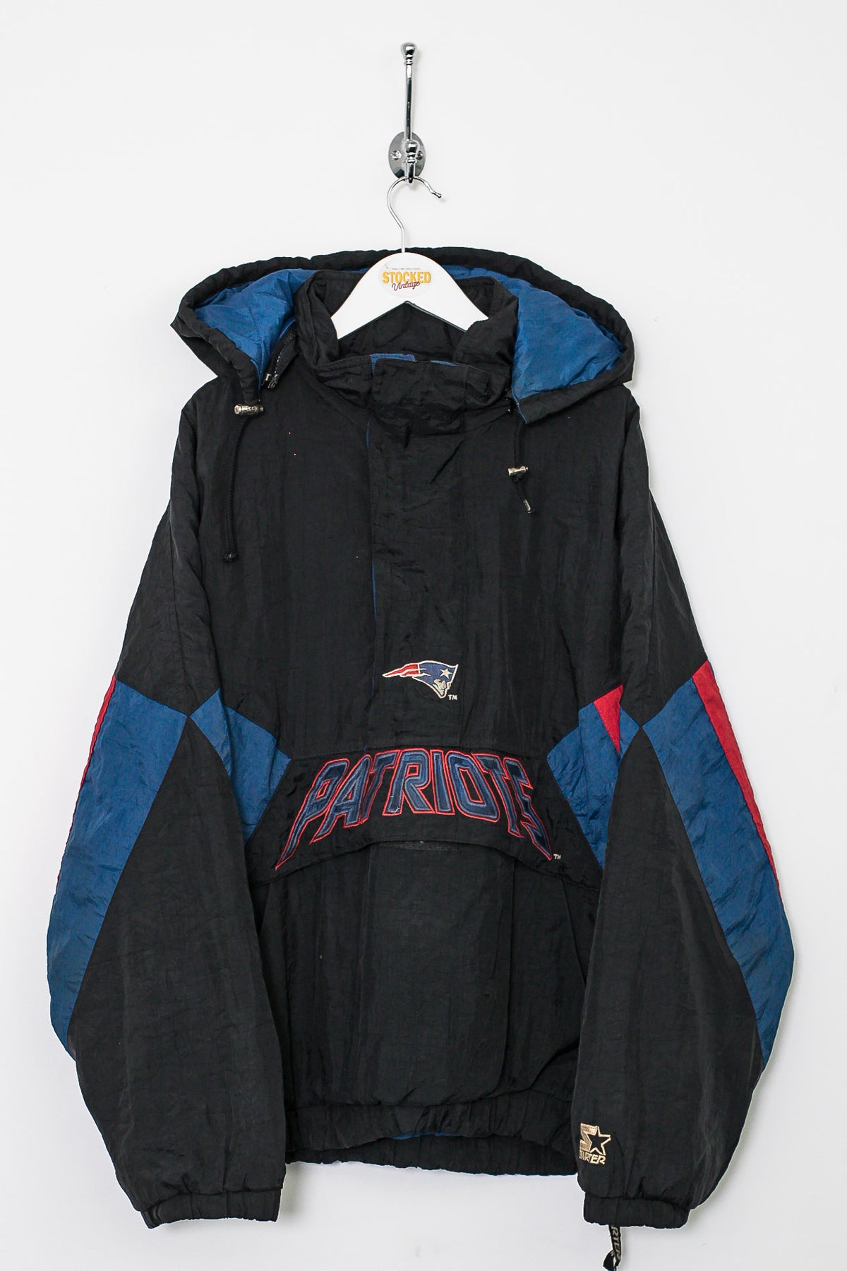 Vintage New England Patriots Padded Starter Jacket Size XL 