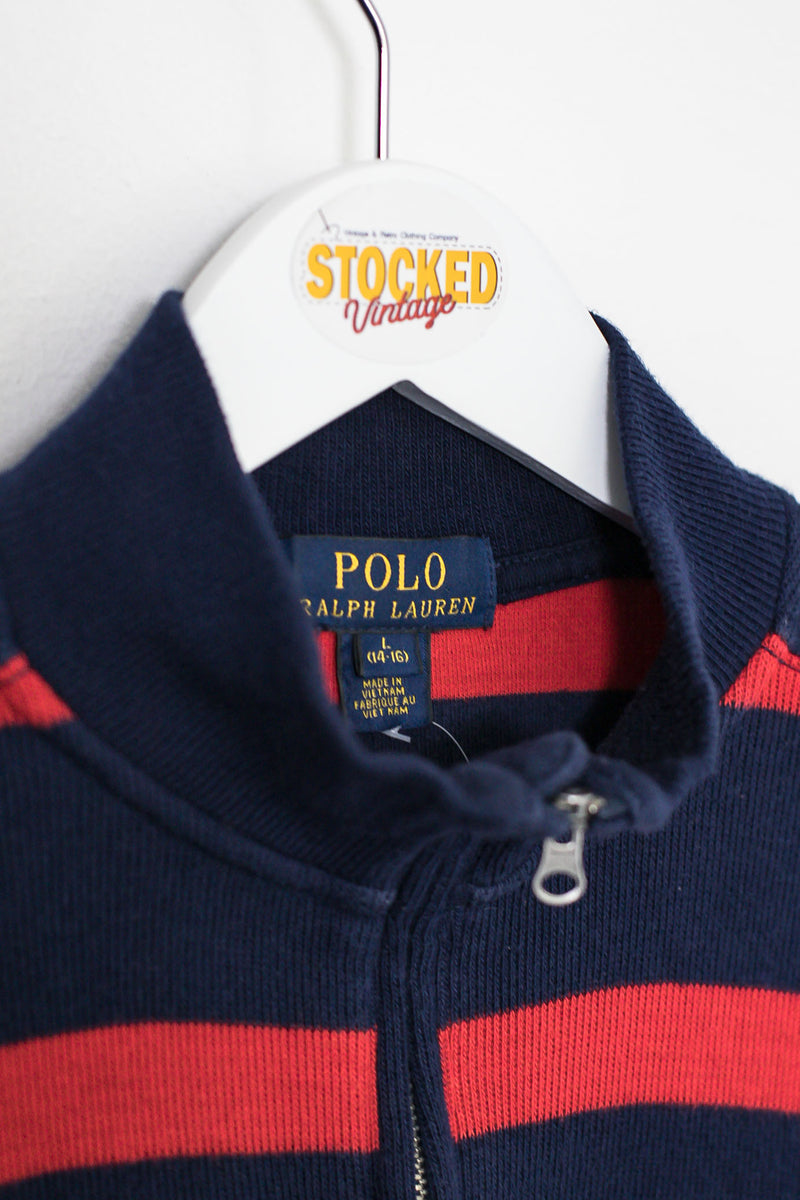 Womens Ralph Lauren 1/4 Zip Sweatshirt (L) – Stocked Vintage