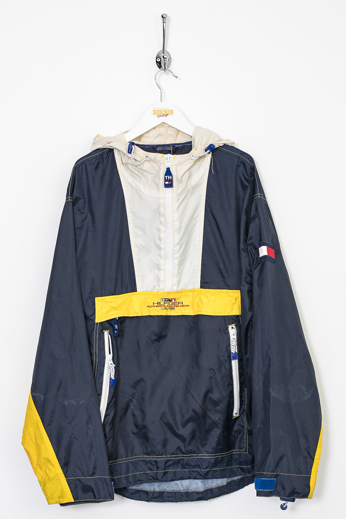 90s Tommy Hilfiger 1/4 Zip Jacket (M) – Stocked Vintage