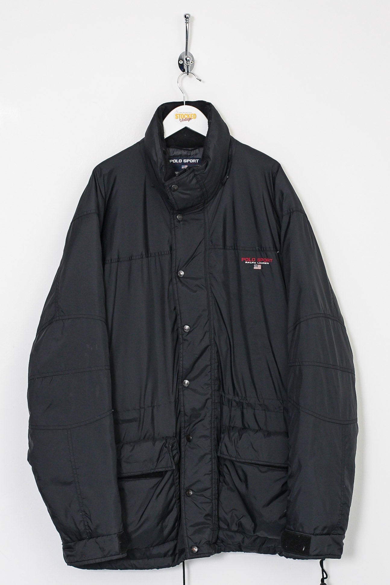 90s Ralph Lauren Polo Sport Down Filled Puffer Jacket (S