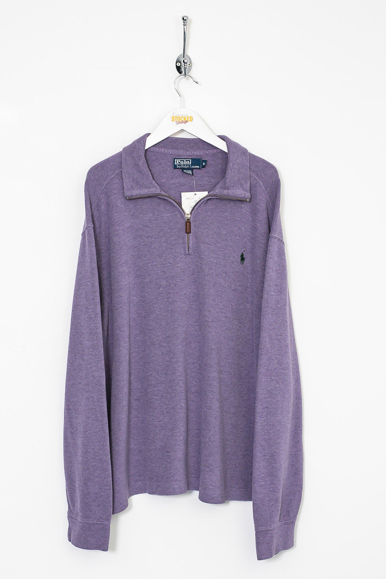 Ralph Lauren 1/4 Zip Sweatshirt (L) – Stocked Vintage
