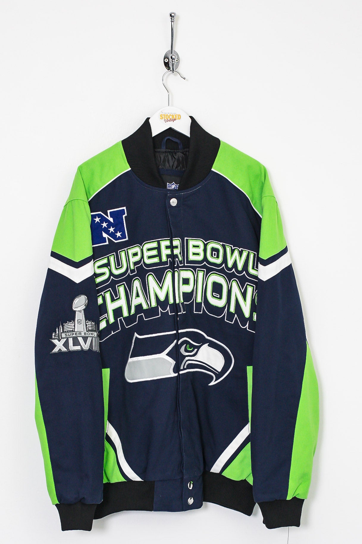 00s NFL Seattle Seahawks Jacket (L)