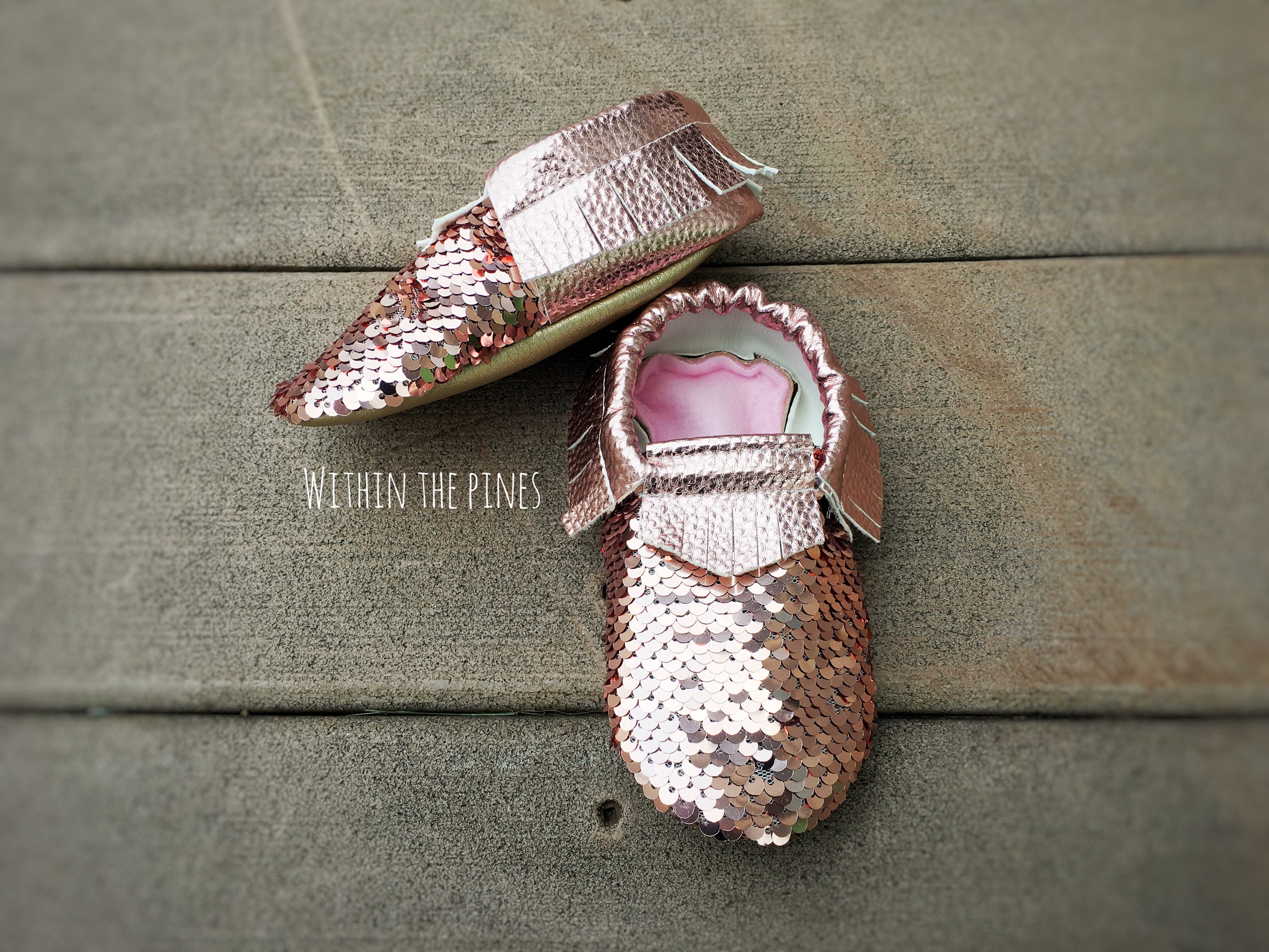 sequin moccasins