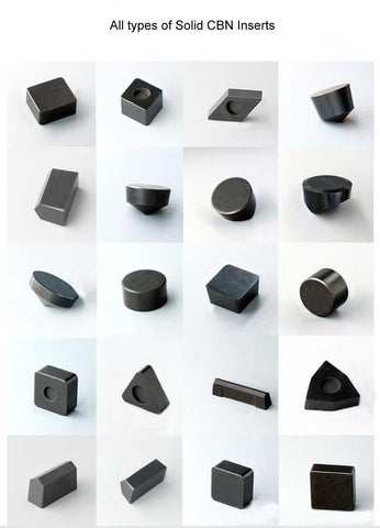 all types of solid CBN inserts