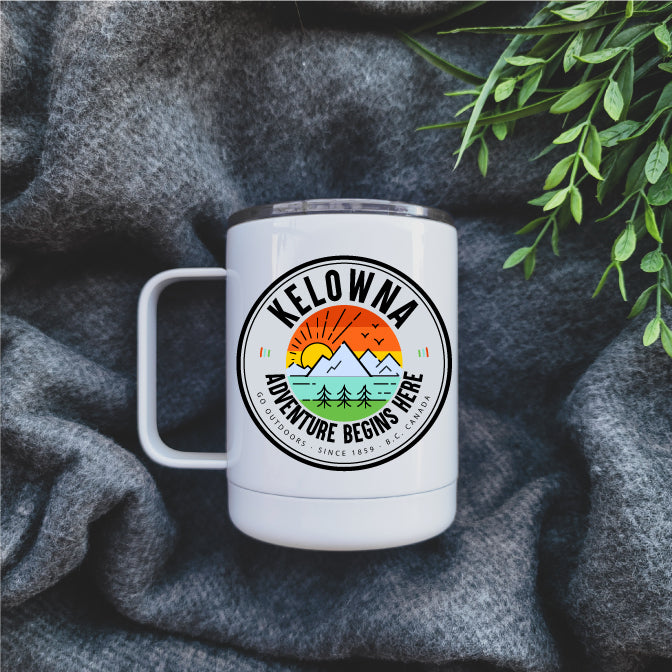 Camping Mug - Coffee - Cold - Hot - Tin Mug Kelowna 
