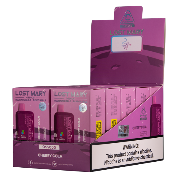 Lost Mary Blue Cotton Candy (Blueberry P&B) OS5000 0% Nic