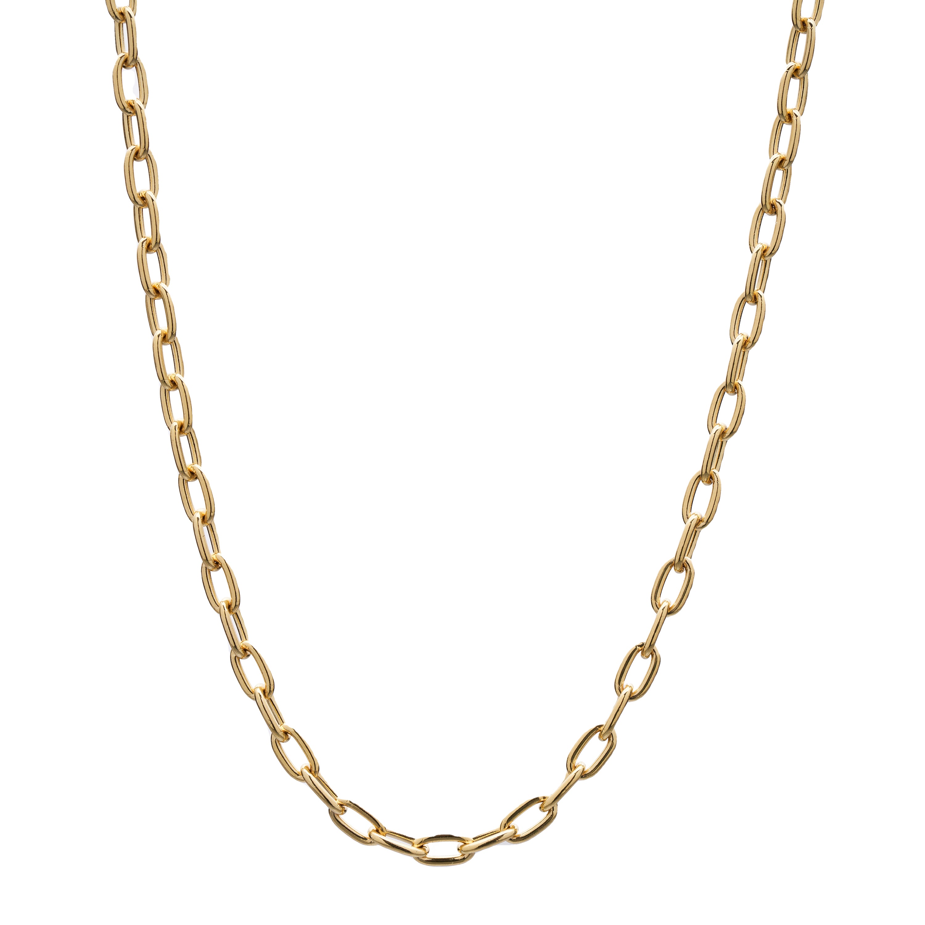 Stephanie Windsor 14k 80mm Oval Chain – Metier