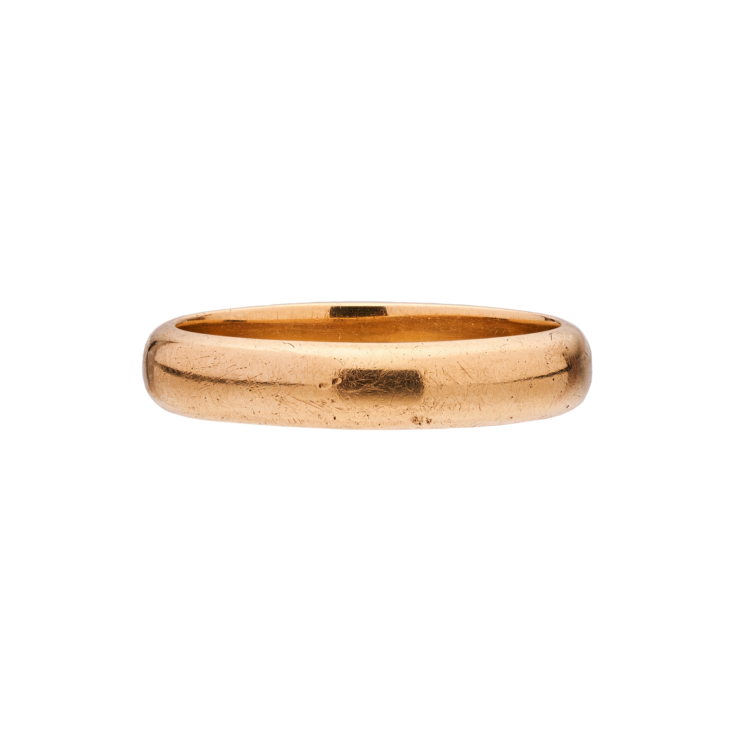Vintage 14k Gold Large Heavy Band Ring