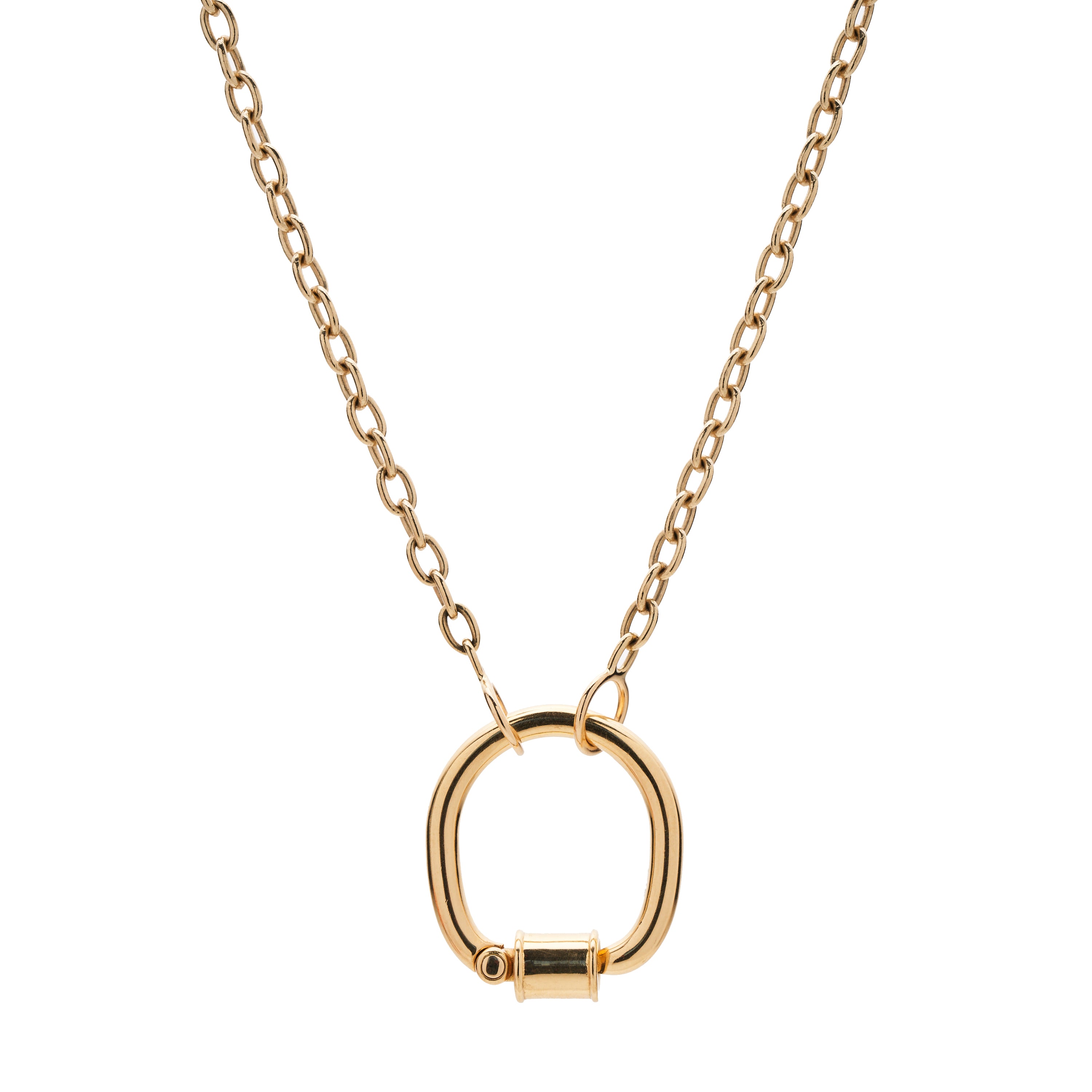 Marla Aaron 18k Yellow Gold Trundle Lock Ring