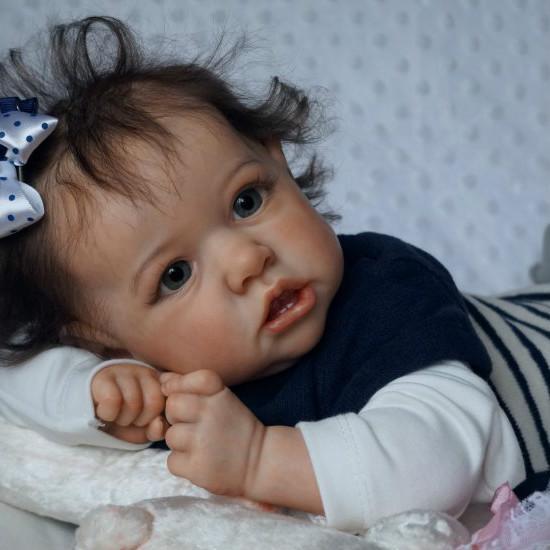 brown reborn baby dolls