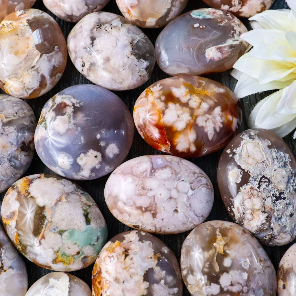 Flower Agate Healing Crystal Properties - Sage Crystals