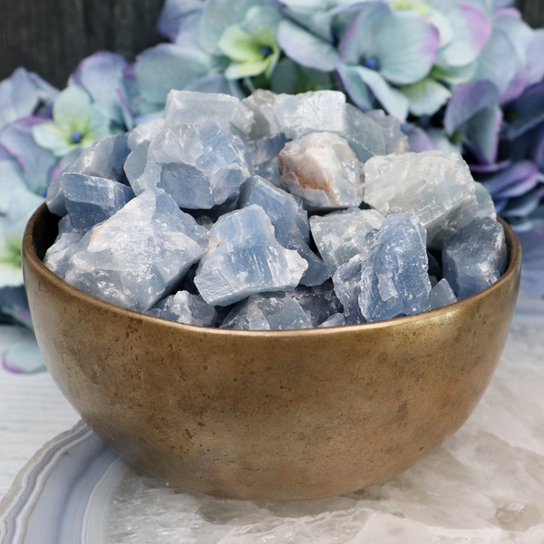 Blue Aragonite Hearts, Natural Gemstones Hearts, Healing Crystals Hearts –