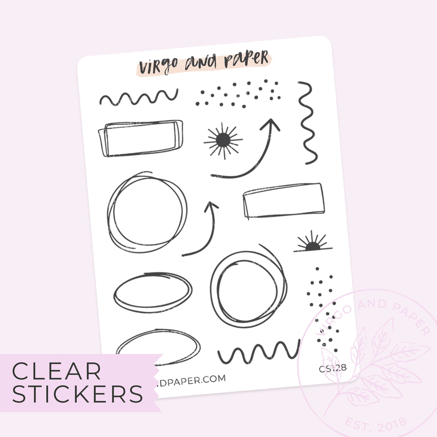 Clear Constellation Moon Stickers 202