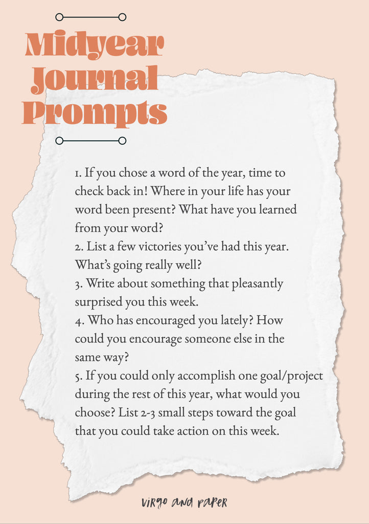 Midyear Journaling Prompts