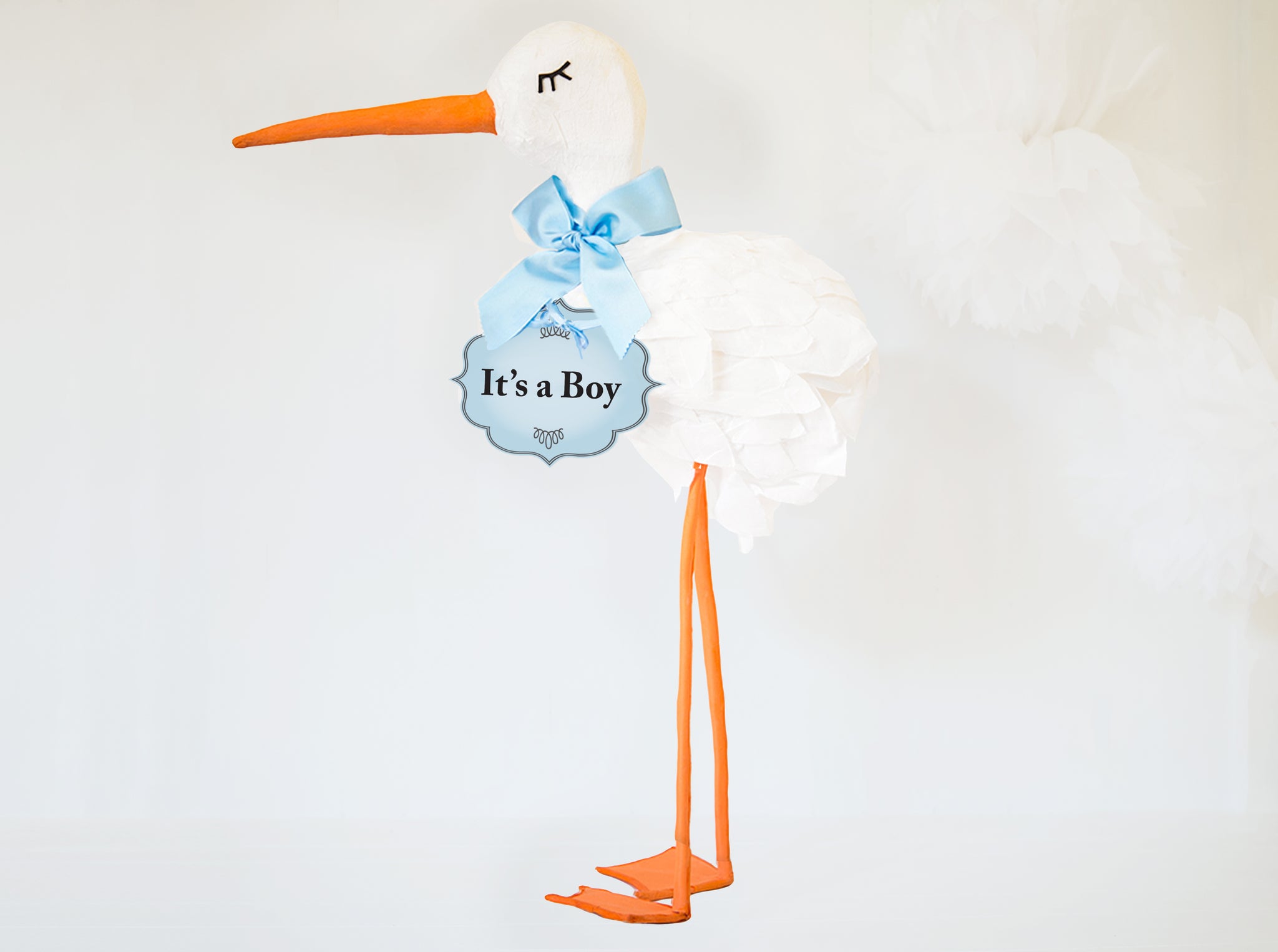 Download Baby Shower Sign Printable And Diy 3d Stork Tutorial It S A Boy Silhouette Cut File Fiesta4ultd