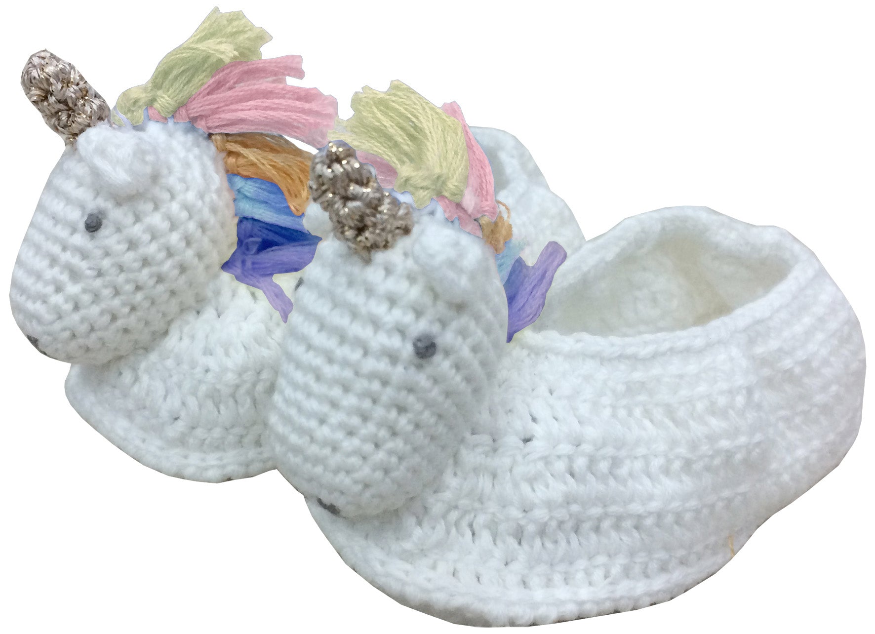 Unicorn Crochet Baby Booties | Albetta 