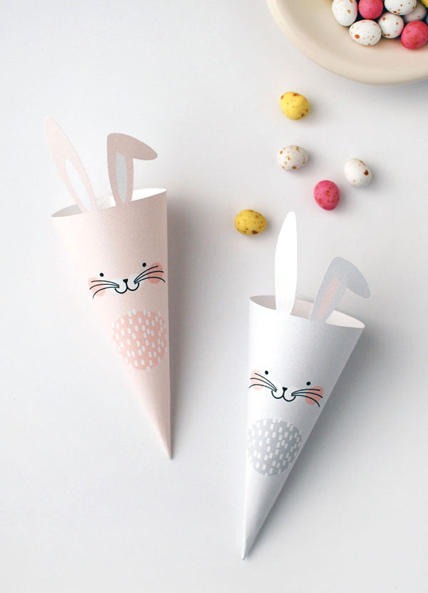 Easter candy cones