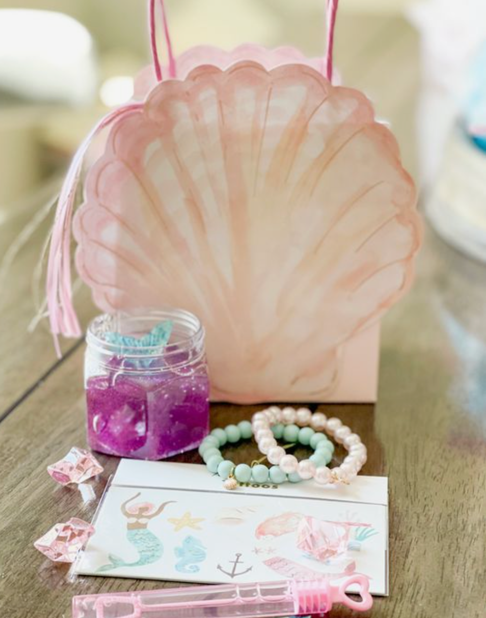 mermaid party favor bag