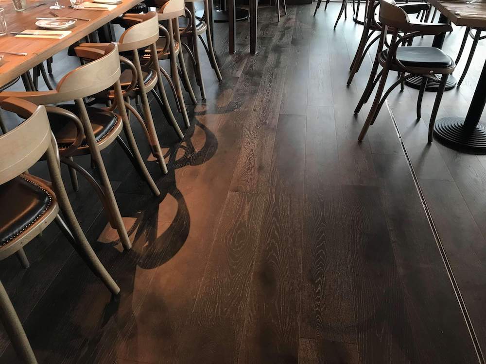 Fumed Engineered Wood Flooring - Restaurant 2 Fumed Engineered Wood Flooring - Restaurant 2