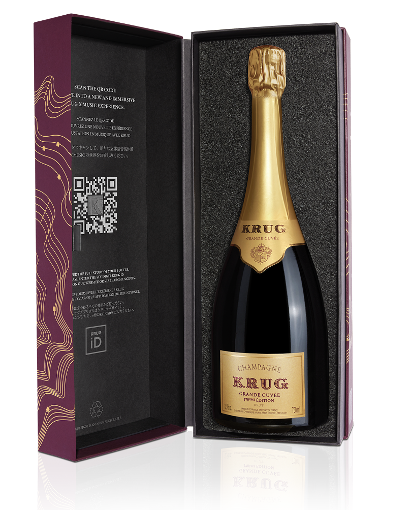 Krug Grande Cuvée 375ml with Gift Box