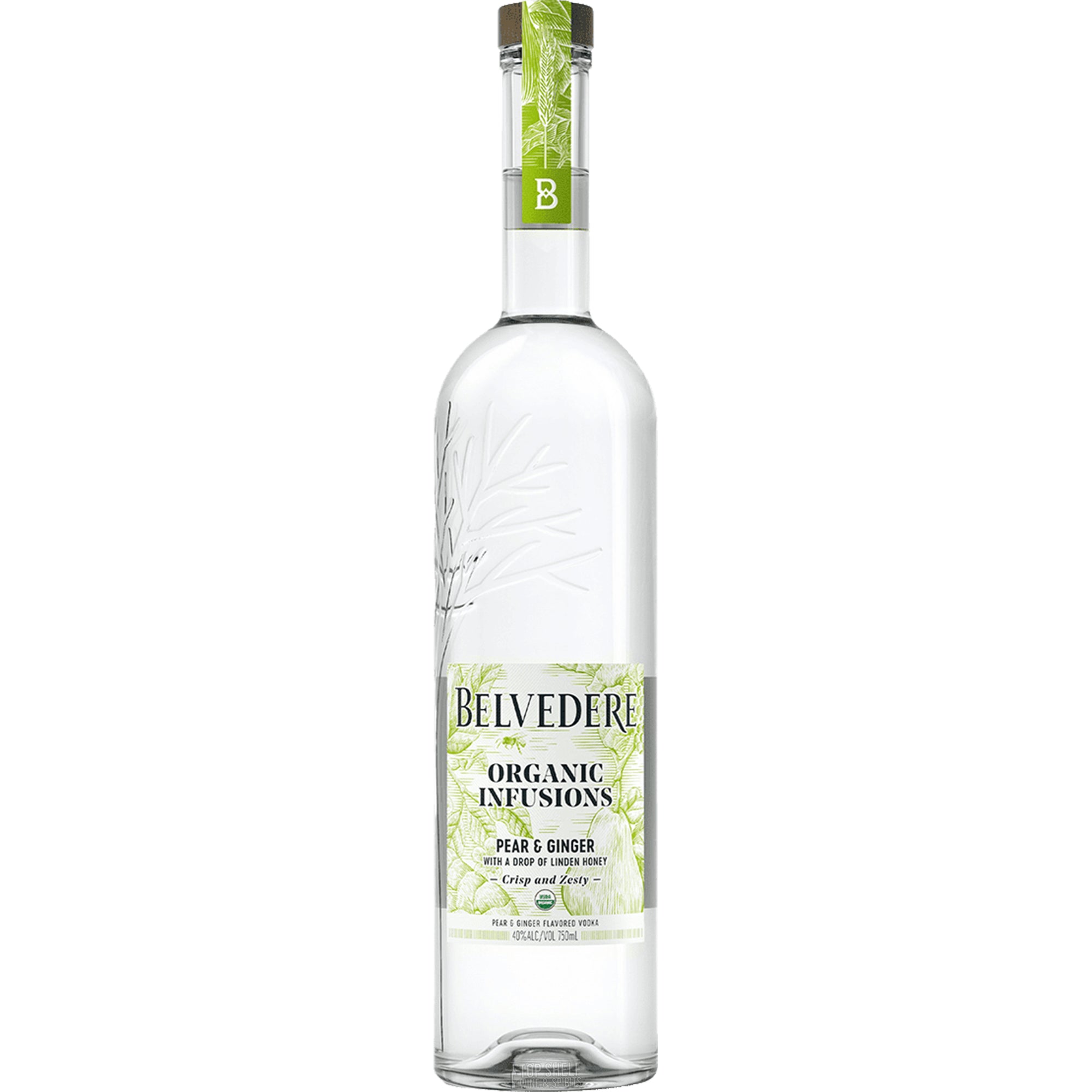 Belvedere Organic Infusions Pear And Ginger Vodka 70cl / 40%