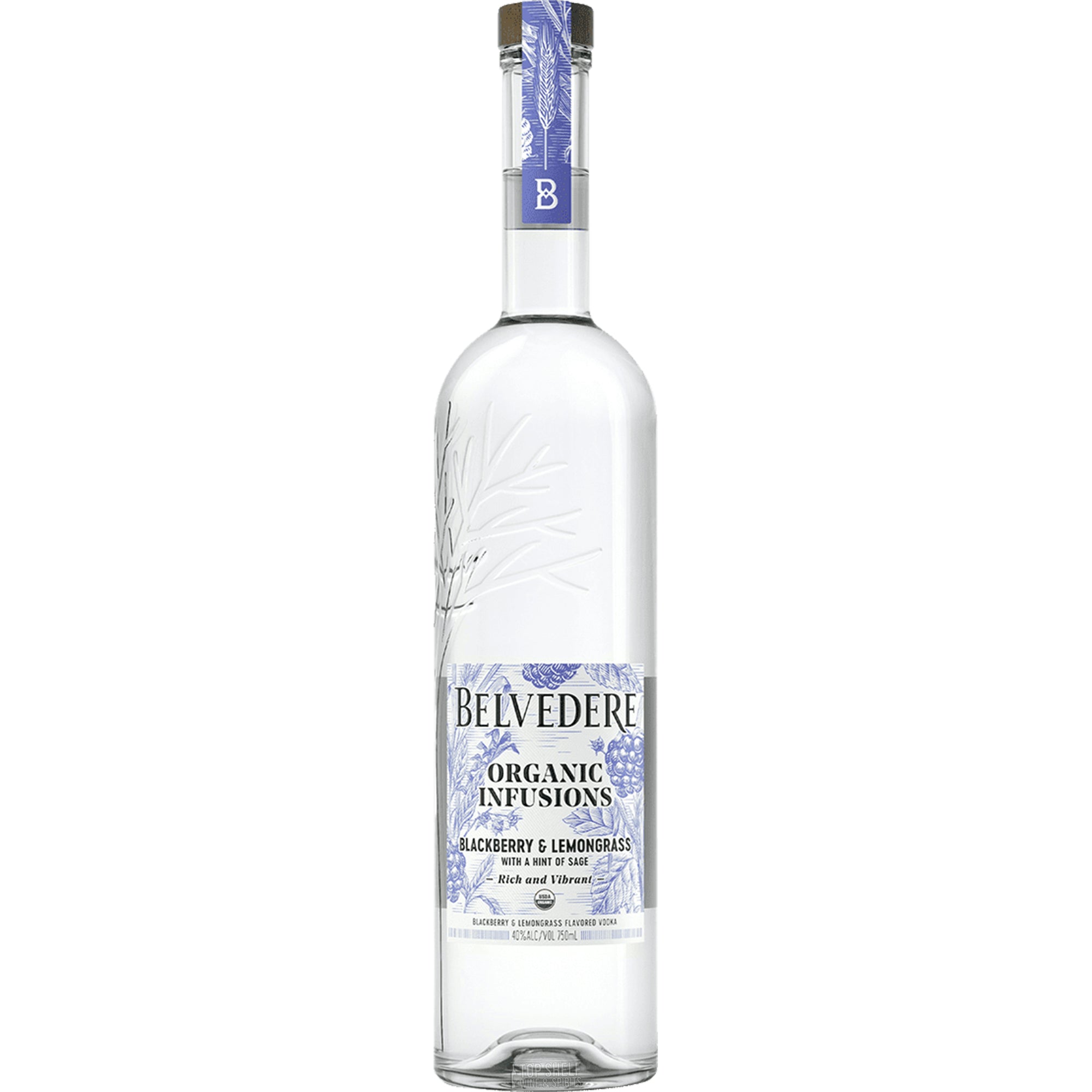 Belvedere Organic Infusions Lemon and Basil 750ml - Cheers Wines and Spirits