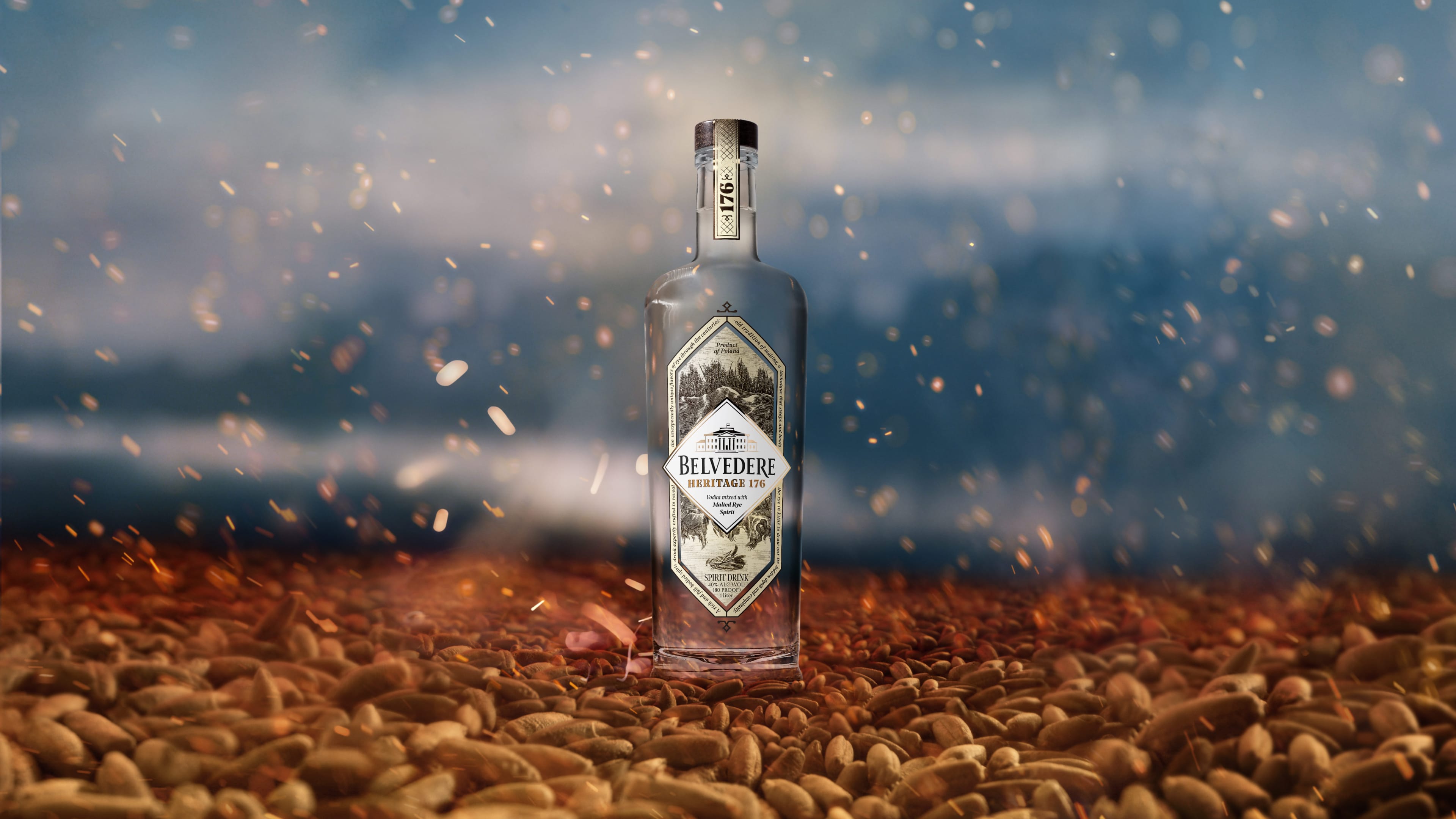 Belvedere - Vodka Single Estate Rye Lake Bartężek - Superpremium Vodka -  Luxury Limited Edition - 750 ml - Avvenice