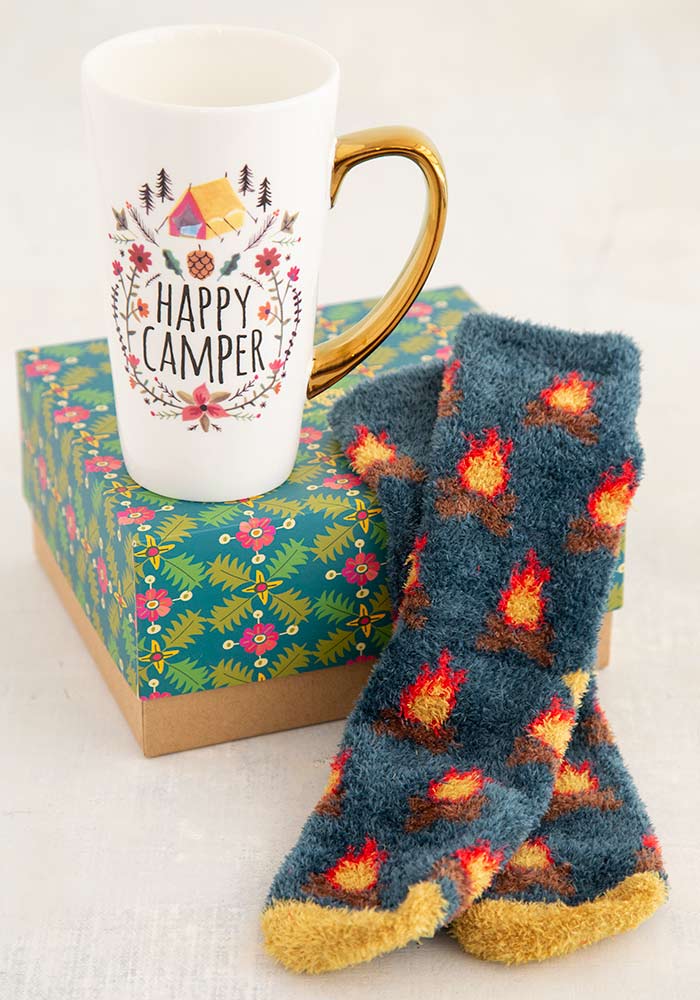 natural life happy camper mug