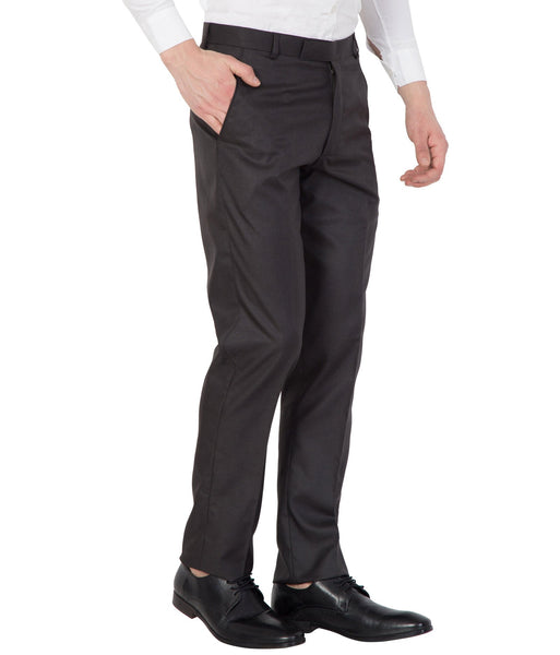 Formal Trouser: Buy Men Black Cotton Rayon Formal Trouser Online ...