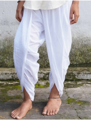 Straight Fit Dhoti Pants with Elasticated Waist Price in India, Full  Specifications & Offers | DTashion.com