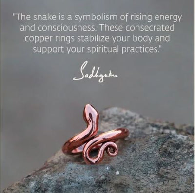 isha copper snake ring review | best copper ring online | Sarpa Sutra ring # isha #copperring - YouTube