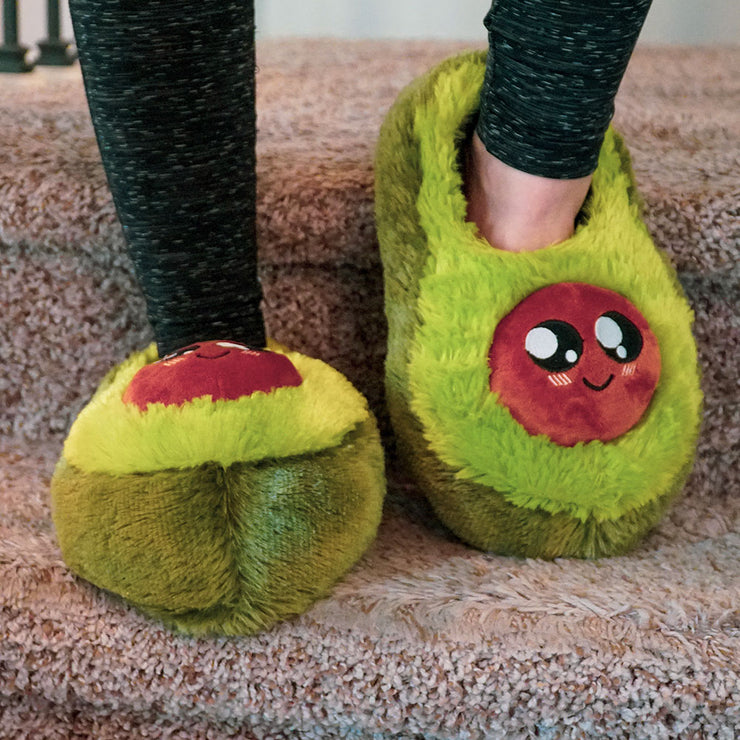 Avocado Plush Slippers – MexiStuff