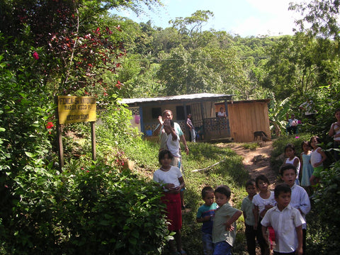 Nicaraguan children in a farming village