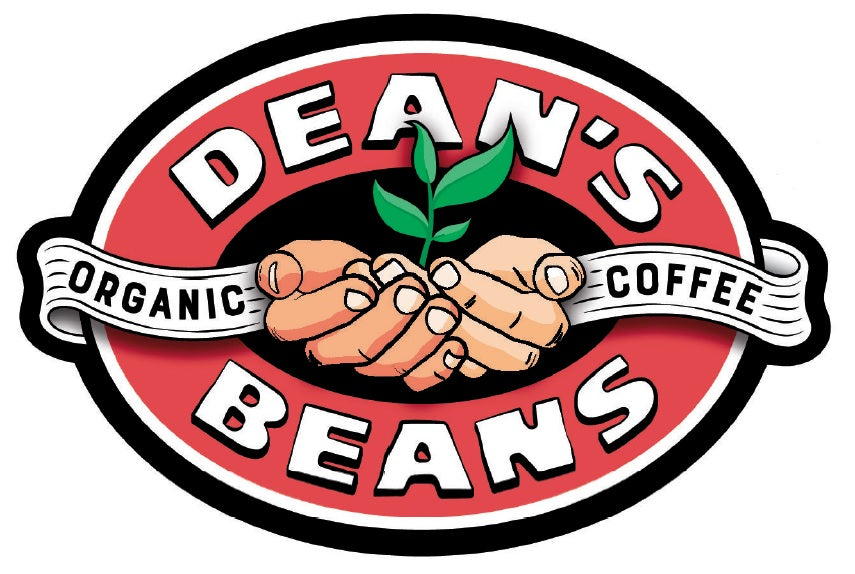 Dean's Beans Logo Oval Bumper Sticker - Deans Beans Organic Coffee Co product image