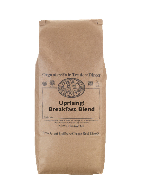 Uprising! Breakfast Blend – Dean's Beans Organic Coffee Company