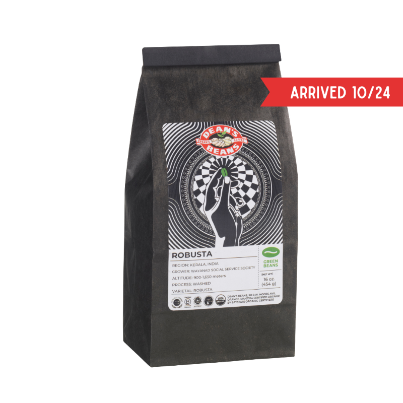 Organic Robusta Green Coffee (Unroasted) - Deans Beans Organic Coffee Co product image