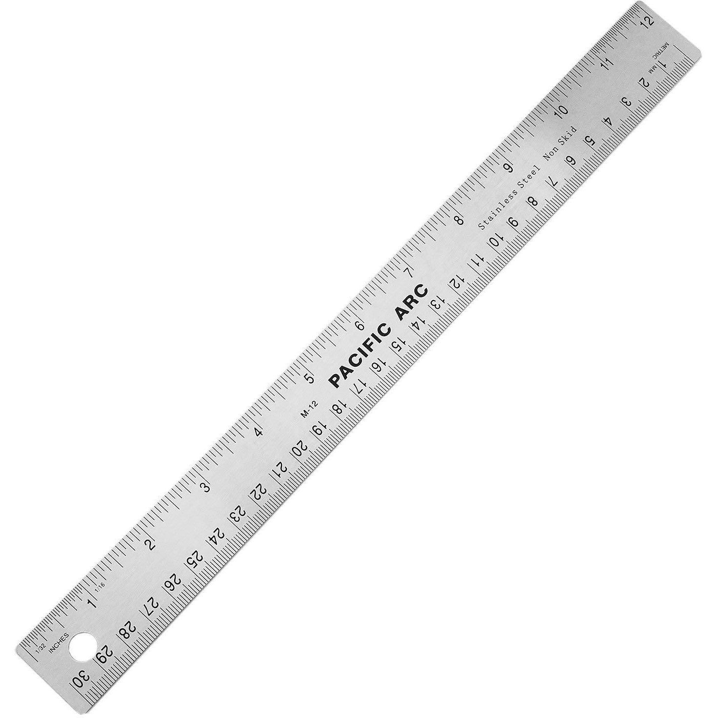 ruler-stainless-steel-inch-32nd-64th-metric-graduations-w-non