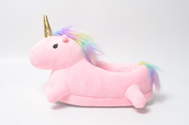 pink unicorn slippers