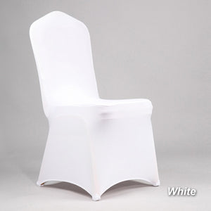 100 Pcs Universal Wedding White Chair Covers The Wedding Savers