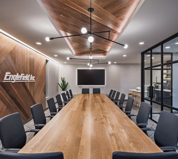 Conference table by Edgework Creative