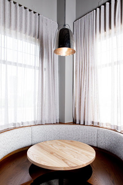 Restaurant furniture by Edgework Creative