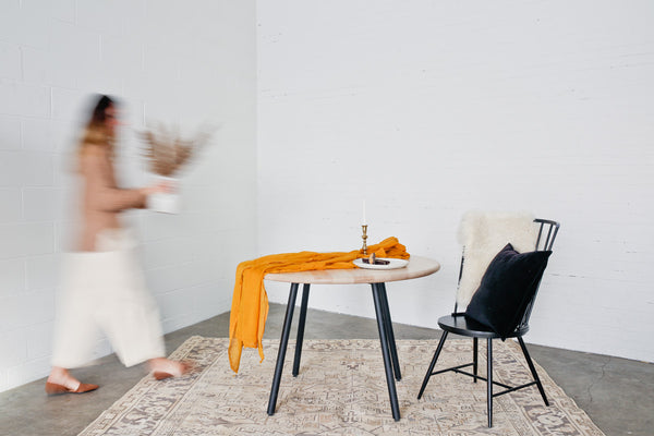 The Elemnt Dining Table by Edgework Creative, round dining table