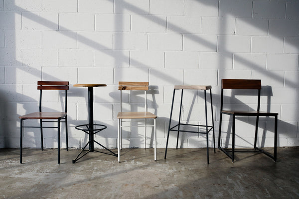 Seating collection by Edgework Creative, chairs and stools