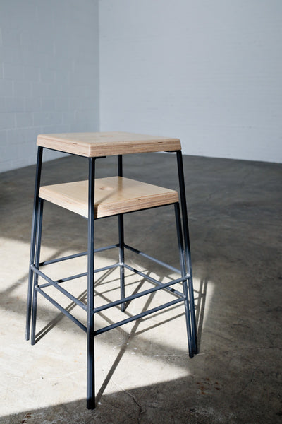 The STAX stool by Edgework Creative, stacking stool