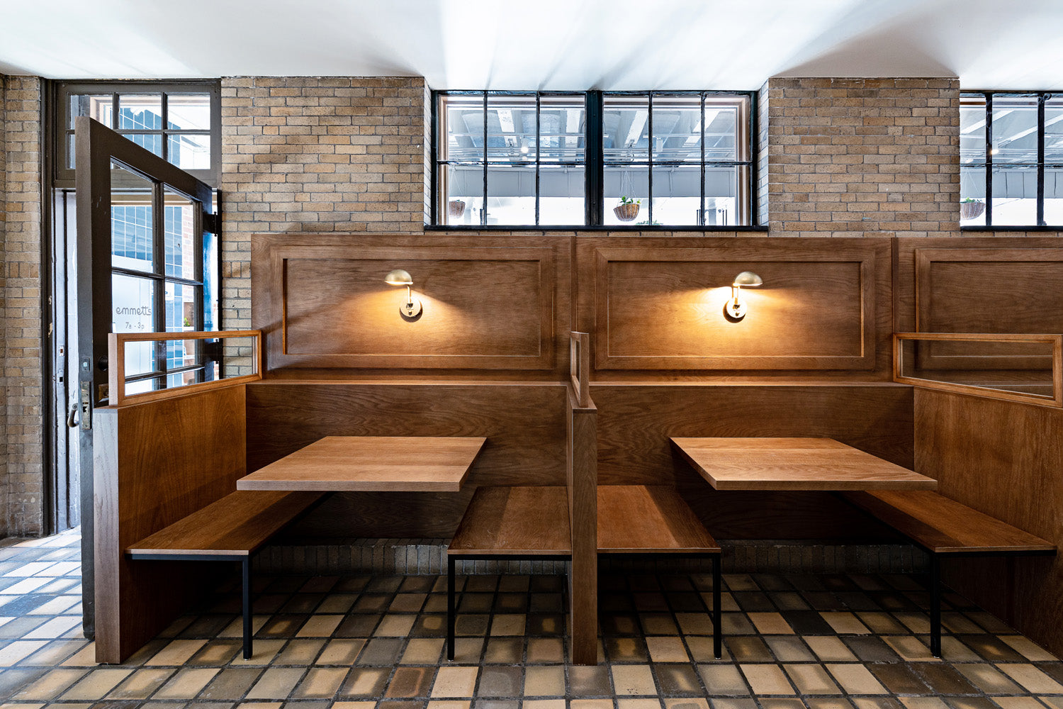 Restaurant booths and tables by Edgework Creative