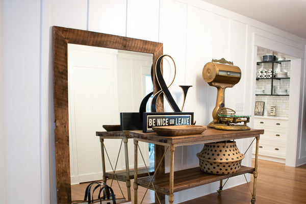 Rustic mirror by Edgework Creative, 5 simple ways to update your home
